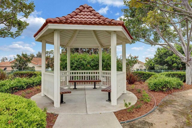 3372 Corsica Way, Oceanside, CA 92056 - view of property's community with a gazebo and a patio area