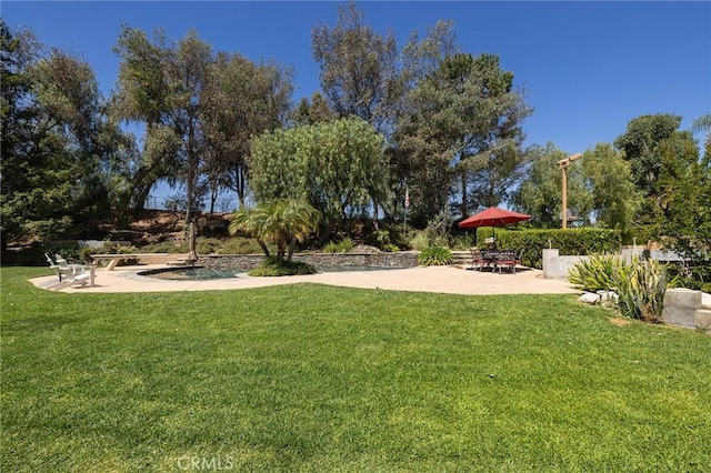 469 Grinnel Ct, Simi Valley, CA 93065 - view of grassy yard featuring a patio area