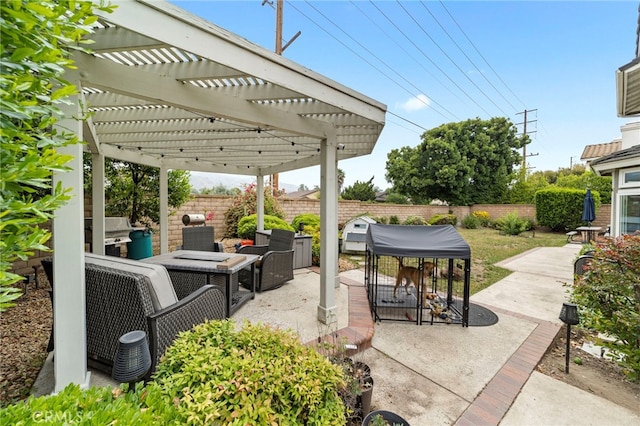 823 Sonora Ct, San Dimas, CA 91773 - fenced backyard with a patio area and a pergola