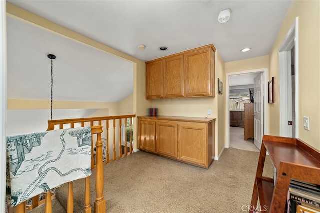 823 Sonora Ct, San Dimas, CA 91773 - hall with light colored carpet and recessed lighting