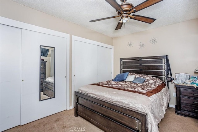 1089 Jadestone Ln, Corona, CA 92882 - carpeted bedroom with a ceiling fan and a textured ceiling