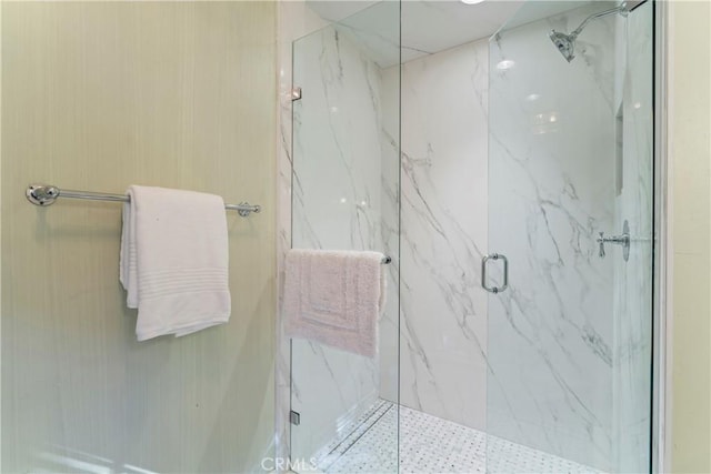 27625 High Knoll Rd, Lake Arrowhead, CA 92352 - bathroom with a marble finish shower