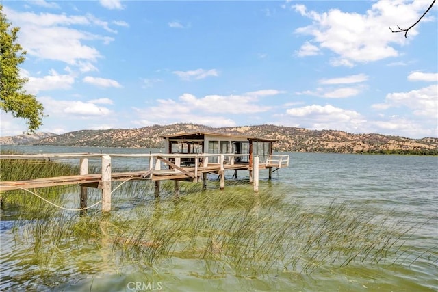 11970 N Dr, Clearlake, CA 95422 - dock with a water and mountain view