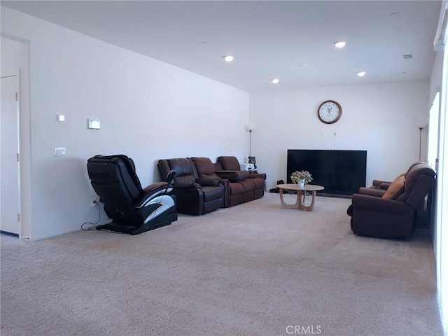 15555 San Diego Ln, Victorville, CA 92394 - carpeted living room featuring recessed lighting