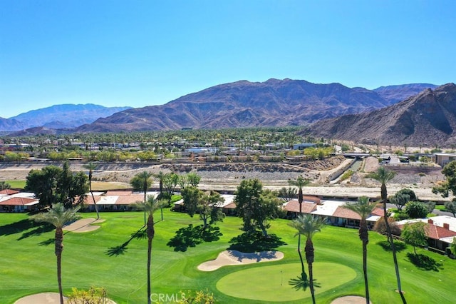 28 Malaga Dr, Rancho Mirage, CA 92270 - view of home's community featuring golf course view, a residential view, and a mountain view