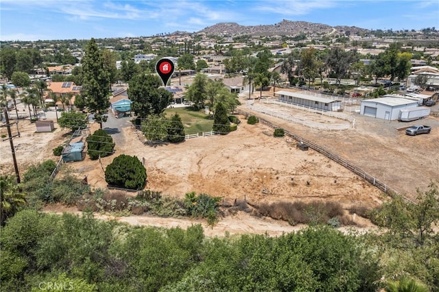 17477 Owl Tree Rd, Riverside, CA 92504 - aerial view of mountains