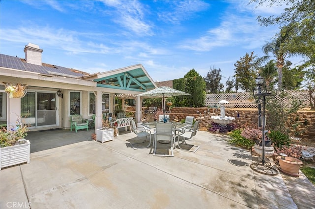 17477 Owl Tree Rd, Riverside, CA 92504 - view of patio / terrace with outdoor dining space