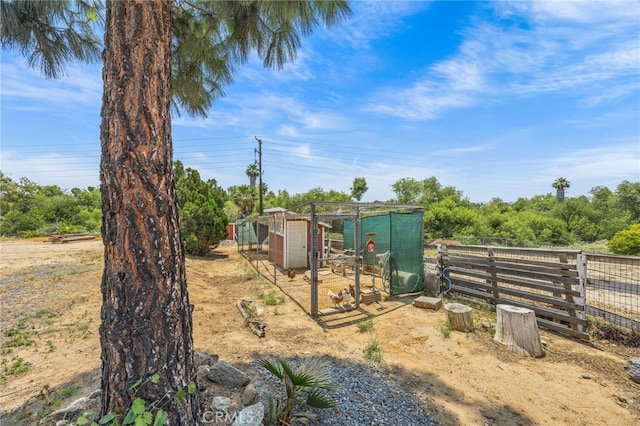 17477 Owl Tree Rd, Riverside, CA 92504 - view of yard featuring exterior structure and an outdoor structure