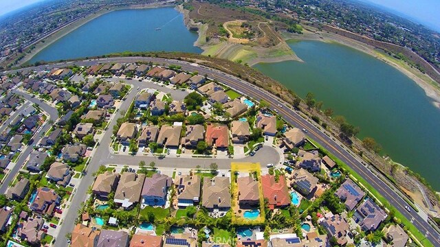 1019 N Sonora Cir, Orange, CA 92869 - aerial overview of property's location featuring a nearby body of water and nearby suburban area