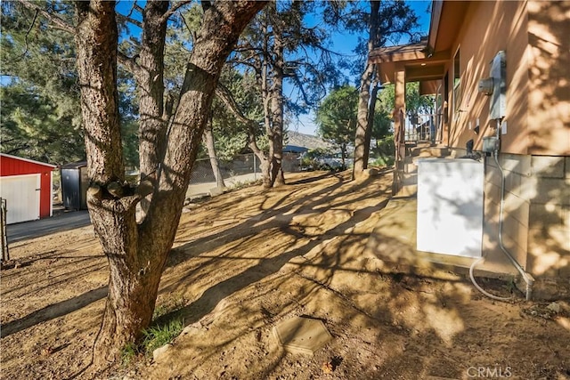 3504 Minnesota Trl, Frazier Park, CA 93225 - view of yard featuring a shed