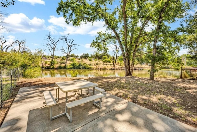 16410 Tish A Tang Rd, Lower Lake, CA 95457 - view of patio / terrace featuring a water view
