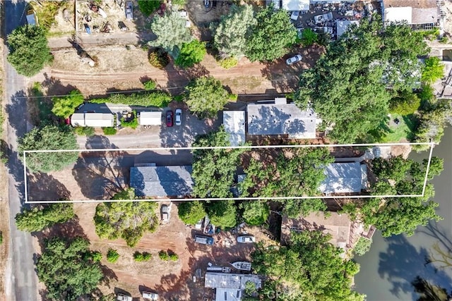16410 Tish A Tang Rd, Lower Lake, CA 95457 - aerial overview of property's location with property parcel outlined