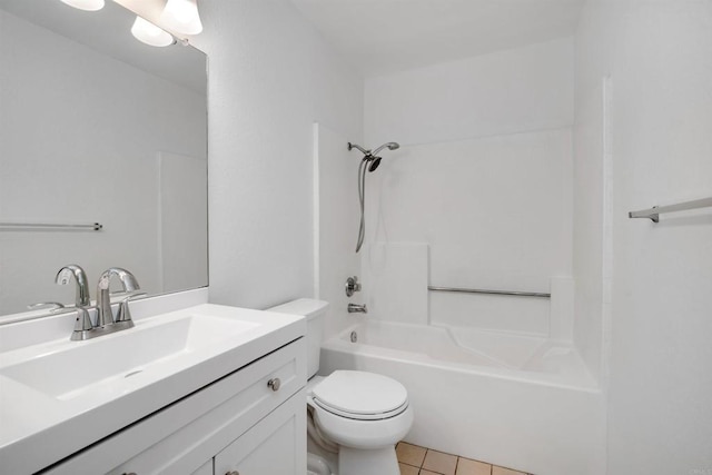 11215 Avenida De Los Lobos Unit F, Rancho Bernardo San Diego, CA 92127 - bathroom with vanity, washtub / shower combination, and tile patterned flooring