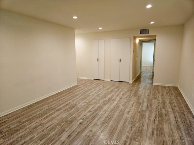 4734 Park Granada Unit 238, Calabasas, CA 91302 - unfurnished room with recessed lighting, wood finished floors, and baseboards