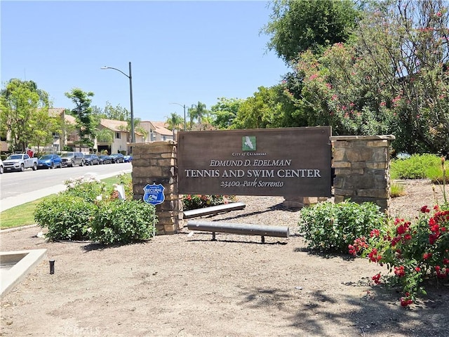4734 Park Granada Unit 238, Calabasas, CA 91302 - community sign with a residential view