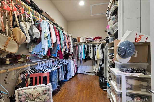 19423 Crystal Springs Ln, Apple Valley, CA 92308 - walk in closet with wood finished floors