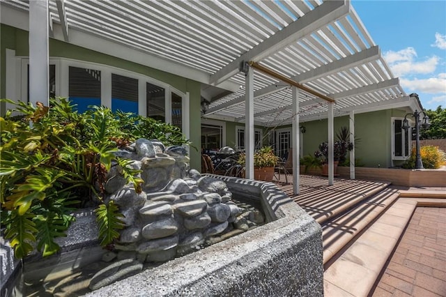 1463 Avolencia Dr, Fullerton, CA 92835 - view of patio featuring a pergola