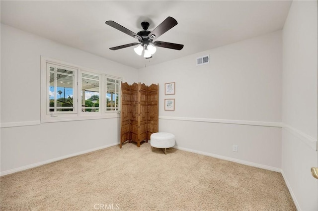 1463 Avolencia Dr, Fullerton, CA 92835 - carpeted empty room with a ceiling fan and baseboards