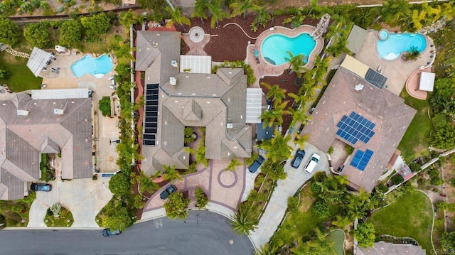 2227 Villa Verde Rd, Escondido, CA 92029 - aerial view of property's location featuring a pool