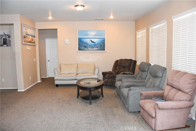 12655 Verano St, Victorville, CA 92392 - carpeted living area featuring baseboards