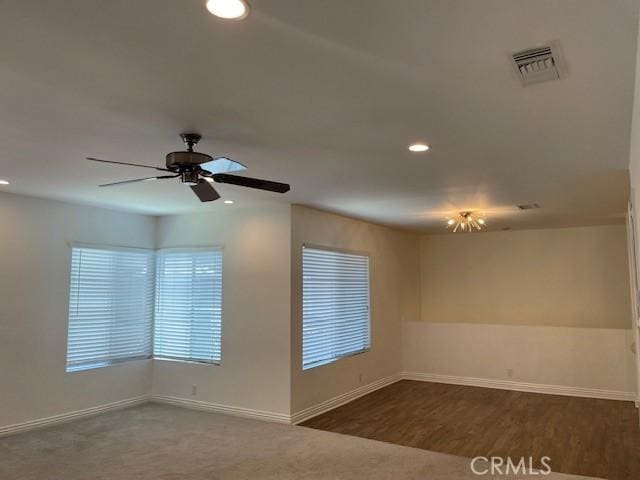 177 Via Colinas, Westlake Village, CA 91362 - unfurnished room with recessed lighting and ceiling fan
