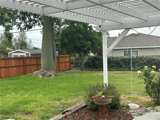 1227 N Fairvalley Ave, Covina, CA 91722 - view of yard featuring a pergola