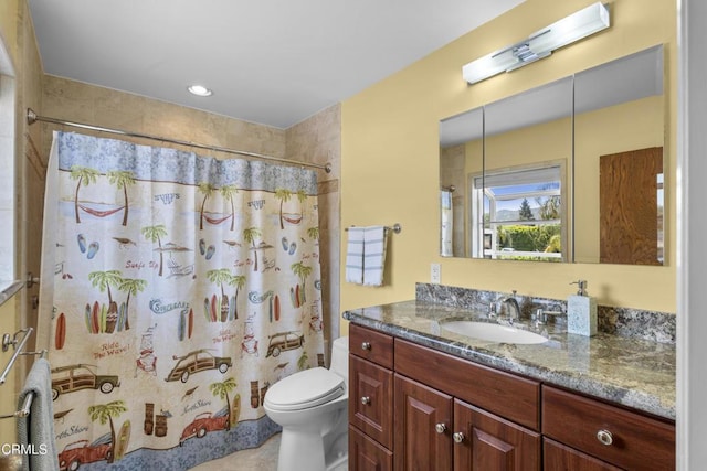6421 Almar St, Simi Valley, CA 93063 - full bathroom featuring vanity and a shower with shower curtain