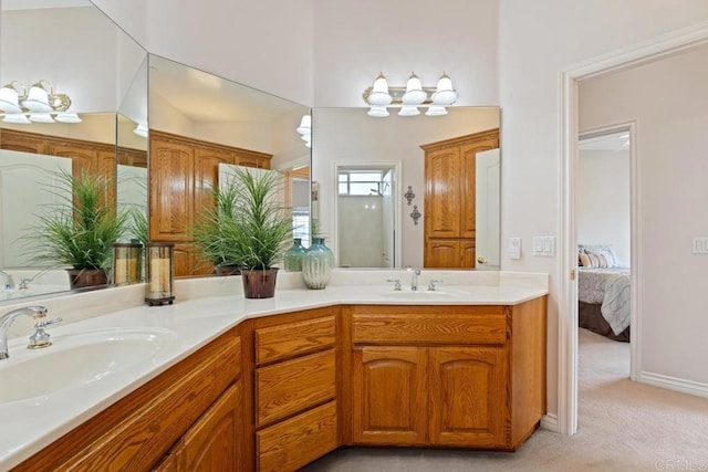 23406 Oakely Pl, Ramona, CA 92065 - bathroom featuring double vanity and connected bathroom