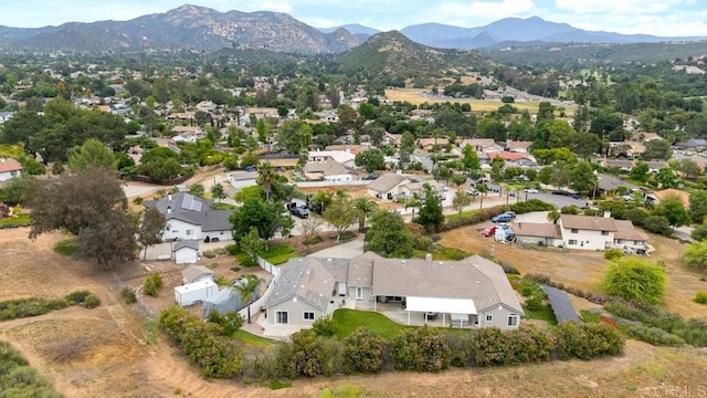 23406 Oakely Pl, Ramona, CA 92065 - drone / aerial view of a mountain backdrop