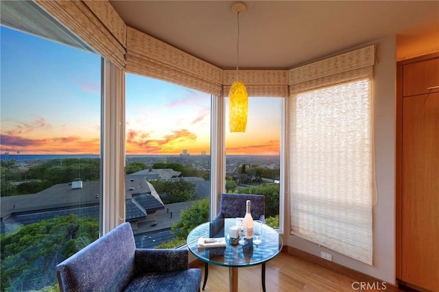 3 Harbor Ridge Dr, Newport Beach, CA 92660 - sunroom / solarium featuring wood finished floors