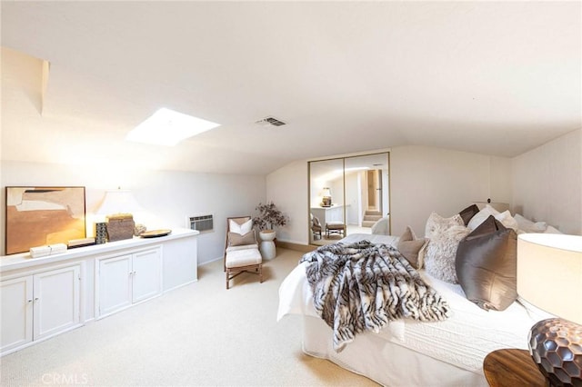 3 Harbor Ridge Dr, Newport Beach, CA 92660 - bedroom featuring lofted ceiling, a skylight, and carpet