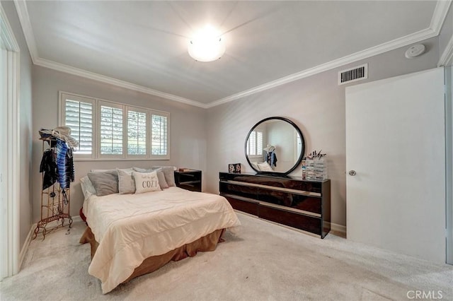 2917 Highridge Rd, La Crescenta, CA 91214 - bedroom with multiple windows, carpet floors, ornamental molding, and baseboards