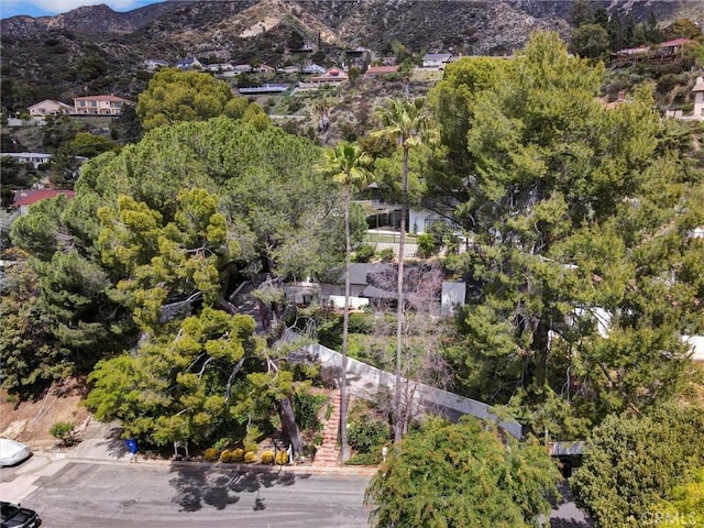 2917 Highridge Rd, La Crescenta, CA 91214 - aerial view of a mountain backdrop