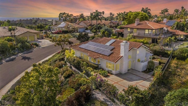 221 Via Tierra, Encinitas, CA 92024 - aerial view of residential area