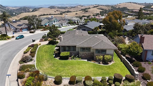 250 Coral Ct, Pismo Beach, CA 93449 - aerial view of residential area featuring a mountainous background