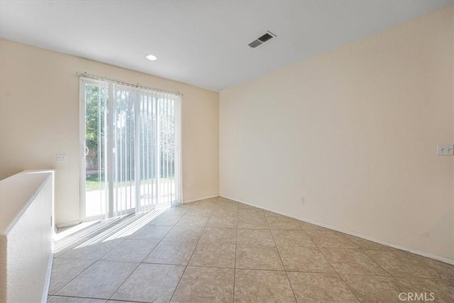 36340 Sicily Ln, Winchester, CA 92596 - empty room with light tile patterned floors and recessed lighting