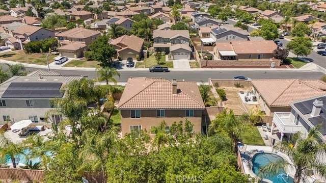 36340 Sicily Ln, Winchester, CA 92596 - aerial view of residential area with a pool