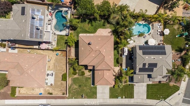36340 Sicily Ln, Winchester, CA 92596 - aerial view of property's location with a pool