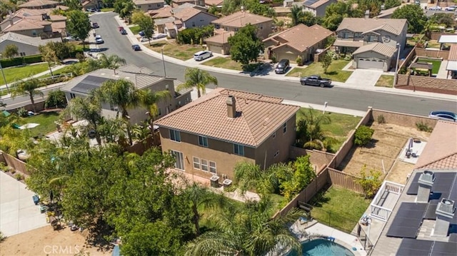 36340 Sicily Ln, Winchester, CA 92596 - aerial view of residential area featuring a pool area