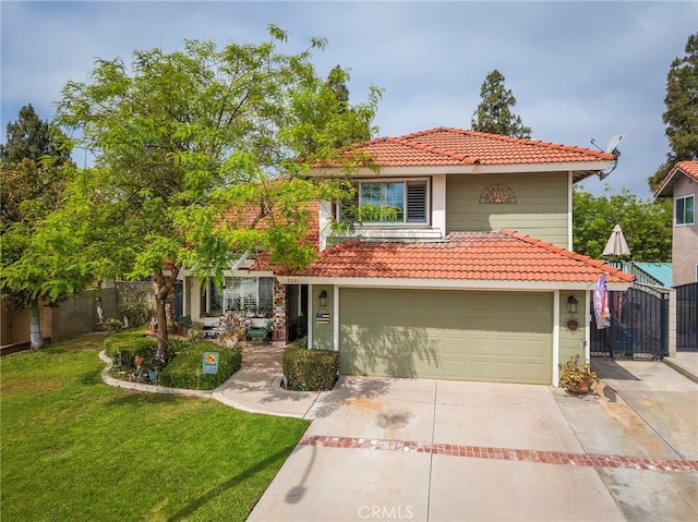 9081 Mandarin Ln, Riverside, CA 92508 - traditional home featuring a tile roof, driveway, and an attached garage