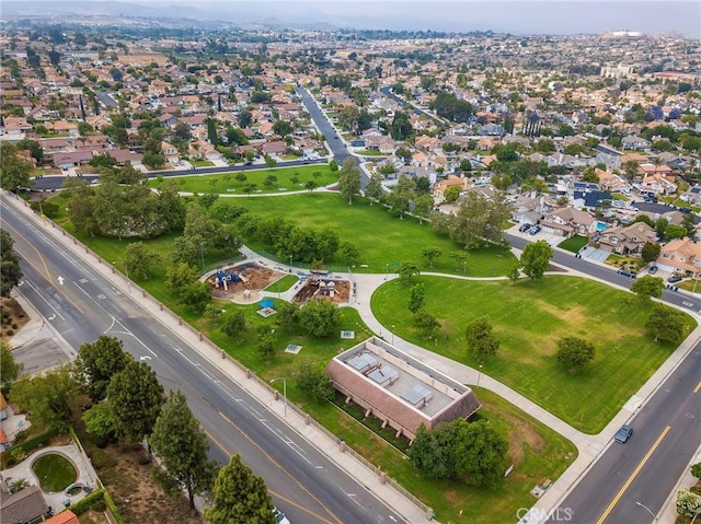 9081 Mandarin Ln, Riverside, CA 92508 - aerial view of property and surrounding area with nearby suburban area
