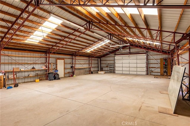 30771 Fox Ridge Ct, Tehachapi, CA 93561 - garage with metal wall