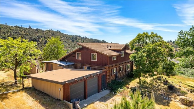 30771 Fox Ridge Ct, Tehachapi, CA 93561 - back of house with log exterior