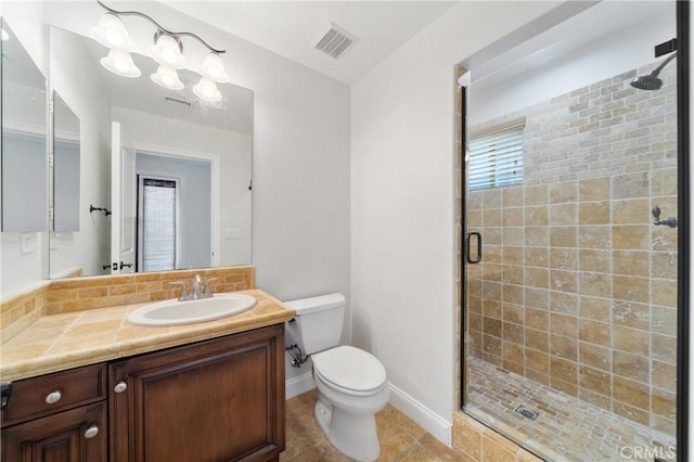 15 Basilica Pl, Ladera Ranch, CA 92694 - full bath with a shower stall, toilet, vanity, tile patterned flooring, and baseboards