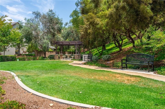 15 Basilica Pl, Ladera Ranch, CA 92694 - surrounding community featuring a pergola and a lawn