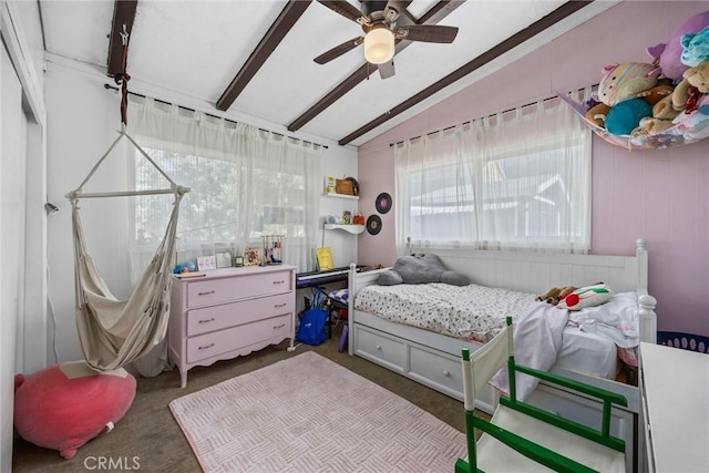 4201 Irvon Trl, Frazier Park, CA 93225 - bedroom featuring carpet and ceiling fan
