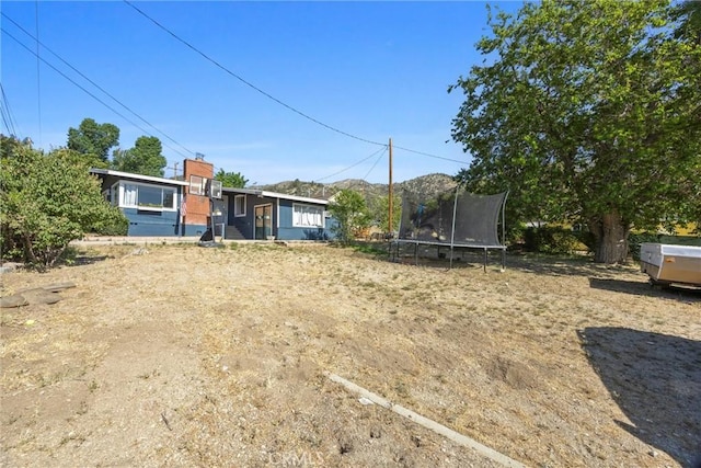 4201 Irvon Trl, Frazier Park, CA 93225 - view of yard with a trampoline