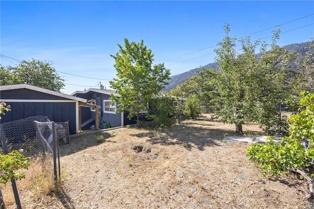4201 Irvon Trl, Frazier Park, CA 93225 - view of yard featuring a mountain view
