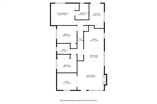 234 N Alta Vista Ave, Monrovia, CA 91016 - view of floor plan / room layout