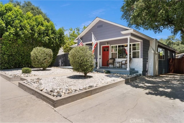 234 N Alta Vista Ave, Monrovia, CA 91016 - view of front facade with a porch